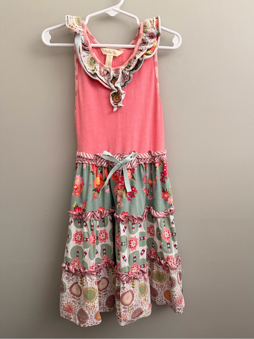Matilda Jane 5/6 - Happy And Free On The Cape Knit Sleeveless Knit Dress